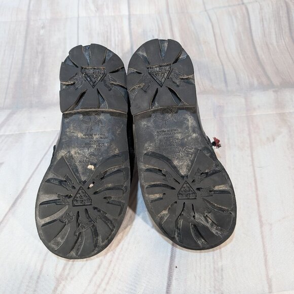 John Fluevog Black Leather Ankle Boots Lace-Up Women's Size 7.5 - Picture 9 of 9